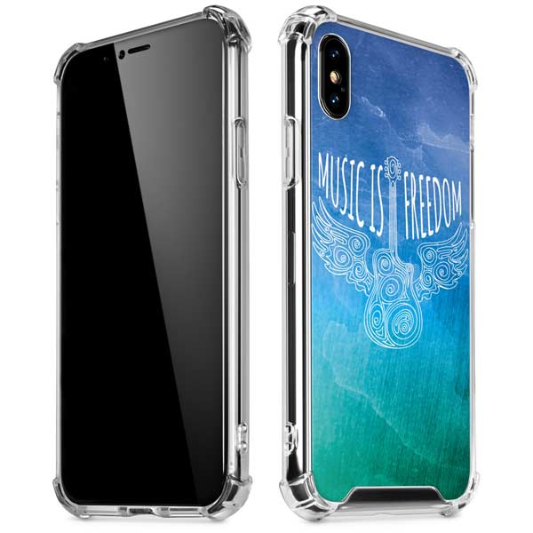 Music Is Freedom iPhone X/XS Clear Case