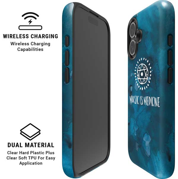 Music is Medicine iPhone 16 Magsafe Impact Case