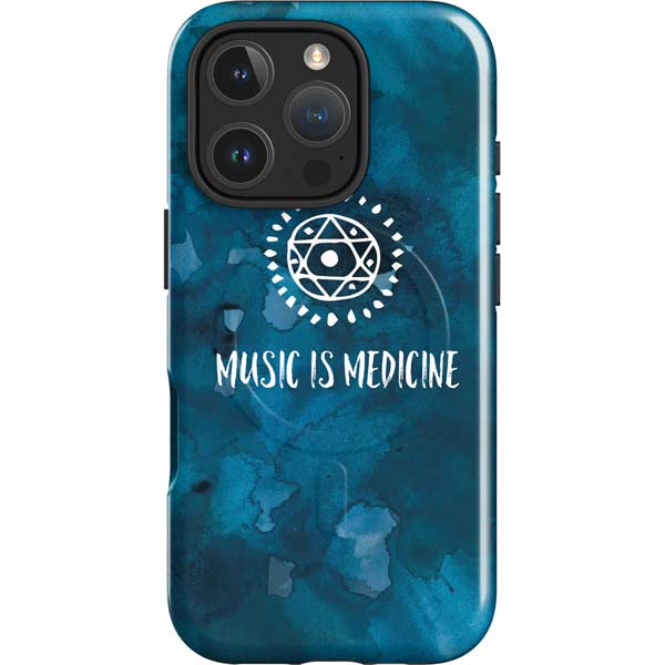 Music is Medicine iPhone 16 Pro Magsafe Impact Case