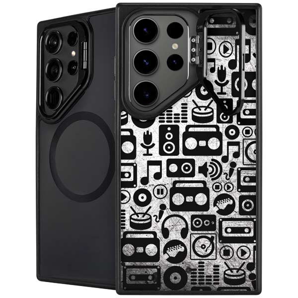 Music Pattern Galaxy Cases