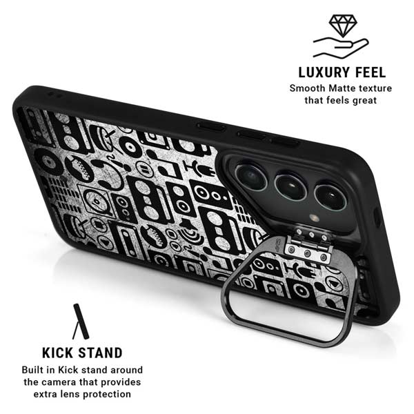 Music Pattern Galaxy S26 Ultra Kickstand Case