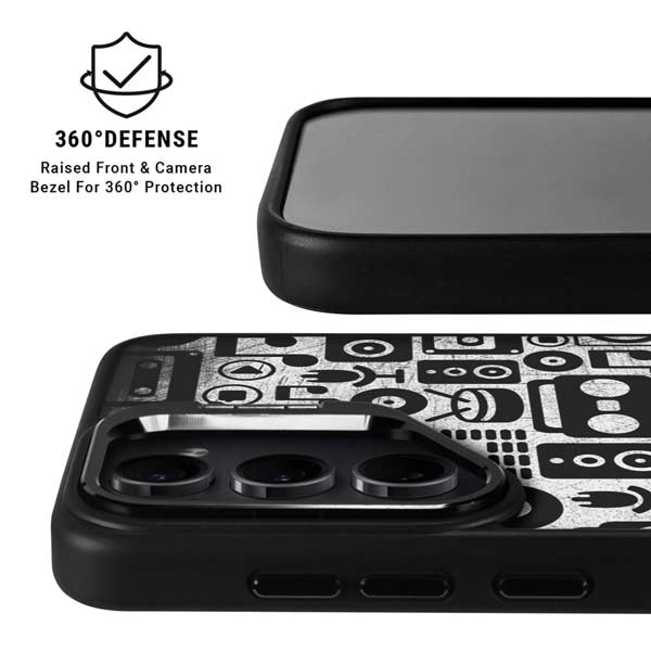 Music Pattern Galaxy S26 Ultra Kickstand Case