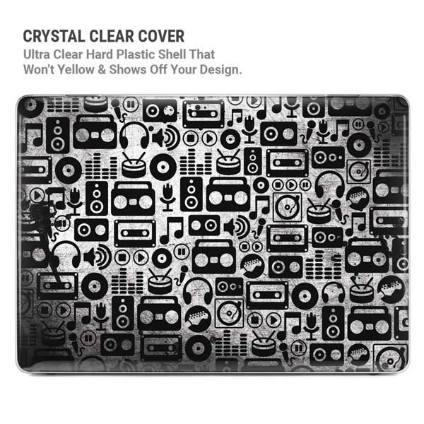 Music Pattern MacBook Pro 14in (2021-24) Case plus Skin