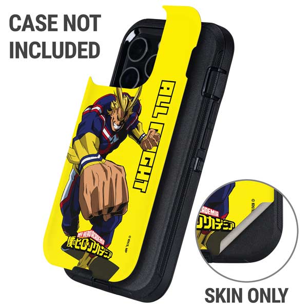 My Hero Academia All Might Season 5 Otterbox Defender iPhone Skin