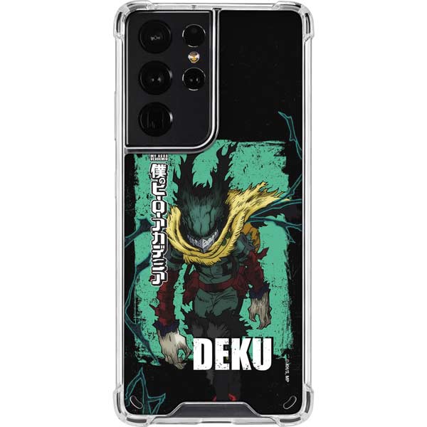 My Hero Academia Dark Deku Season 6 Galaxy S21 Ultra 5G Clear Case