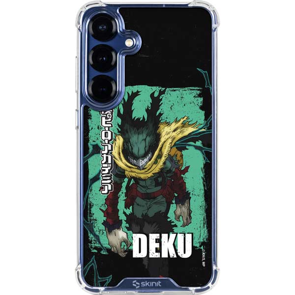 My Hero Academia Dark Deku Season 6 Galaxy S25 Plus Clear Case