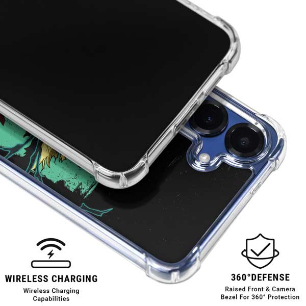 My Hero Academia Dark Deku Season 6 Galaxy S25 Plus Clear Case