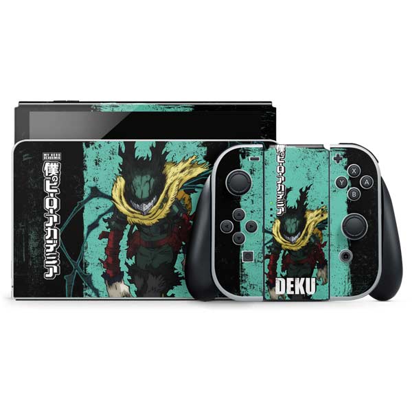 My Hero Academia Dark Deku Season 6 Nintendo Switch OLED (2021) Skin
