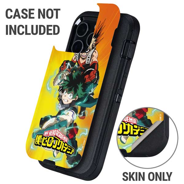 My Hero Academia Deku and Bakugo Season 5 Otterbox Defender iPhone Skin