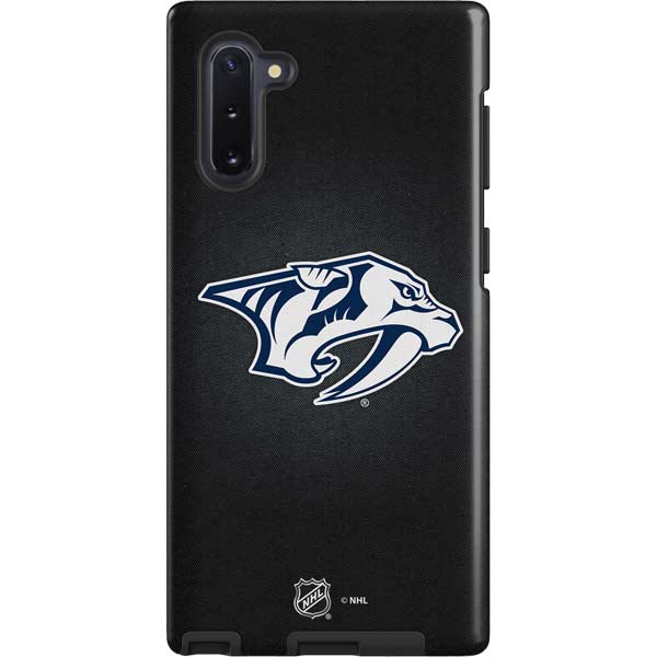 NHL Nashville Predators Black Background Galaxy Cases