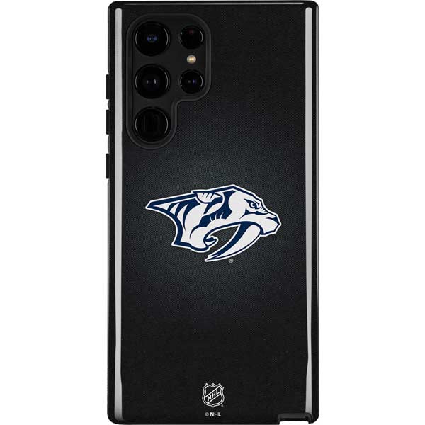 NHL Nashville Predators Black Background Galaxy Cases