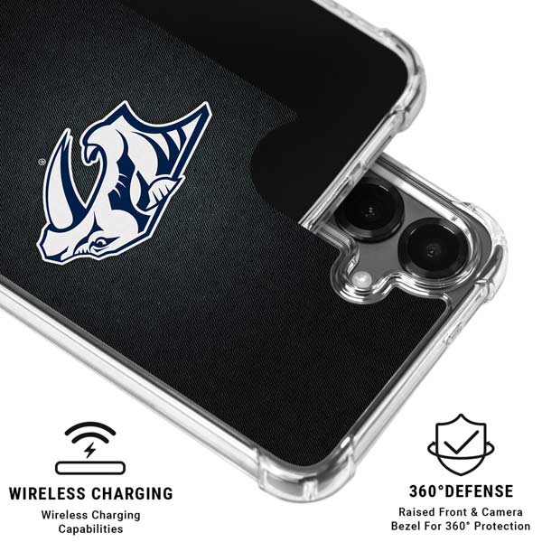 NHL Nashville Predators Black Background Galaxy S26 Clear Case