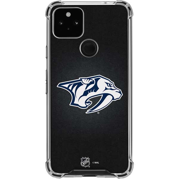 NHL Nashville Predators Black Background Pixel Cases
