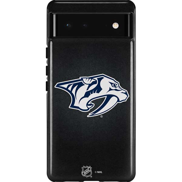 NHL Nashville Predators Black Background Pixel Cases