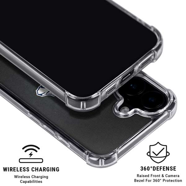 NHL Nashville Predators Black Background iPhone 17 Clear Case