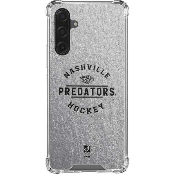 NHL Nashville Predators Black Text Galaxy Cases