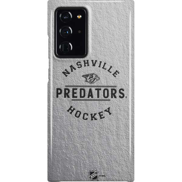 NHL Nashville Predators Black Text Galaxy Cases