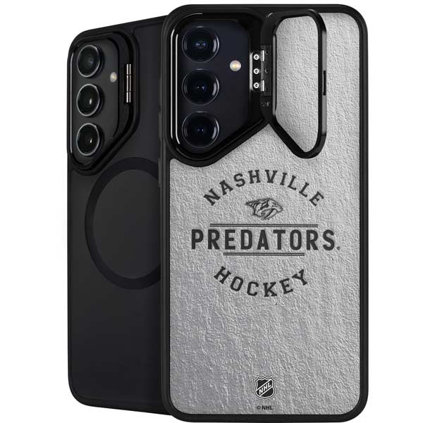 NHL Nashville Predators Black Text Galaxy S25 Plus Kickstand Case