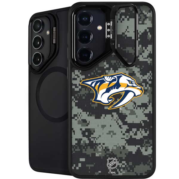 NHL Nashville Predators Camo Galaxy S26 Plus Kickstand Case