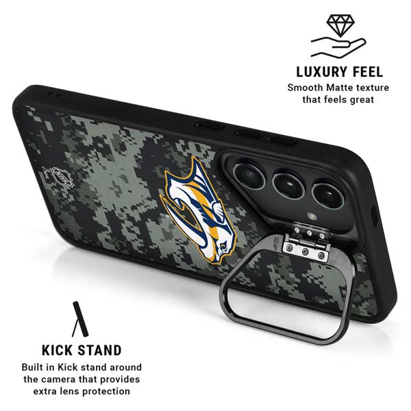 NHL Nashville Predators Camo Galaxy S26 Plus Kickstand Case