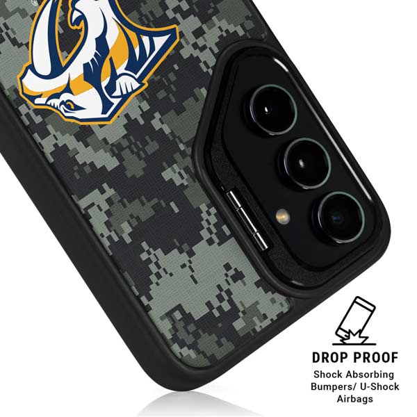 NHL Nashville Predators Camo Galaxy S26 Plus Kickstand Case