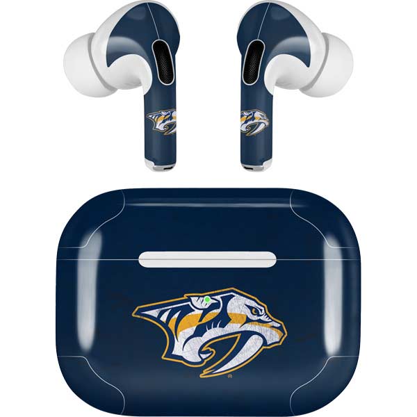 NHL Nashville Predators Distressed AirPods Skins