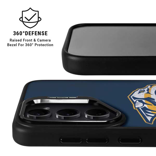 NHL Nashville Predators Distressed Galaxy S26 Kickstand Case