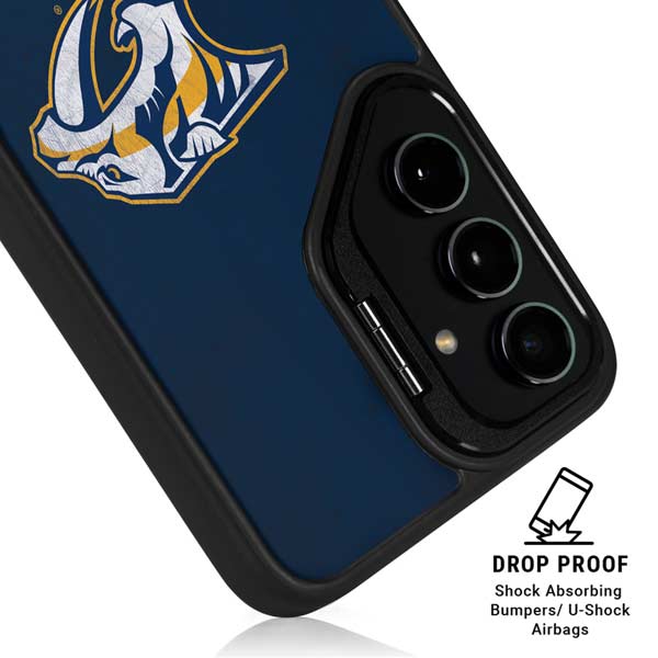 NHL Nashville Predators Distressed Galaxy S26 Kickstand Case
