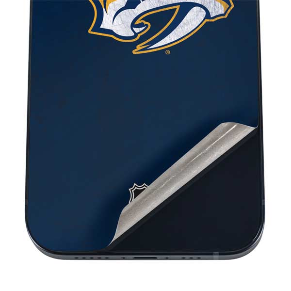 NHL Nashville Predators Distressed iPhone 17 Pro Skin