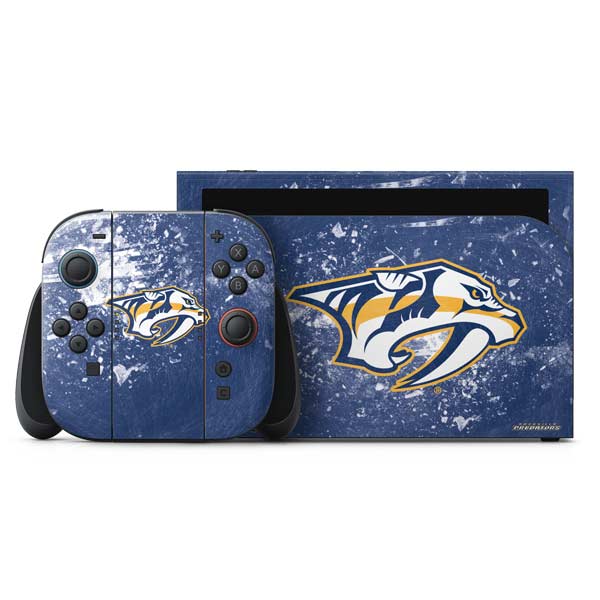 NHL Nashville Predators Frozen Nintendo Switch 2 (2025) with Joy-Con Skin