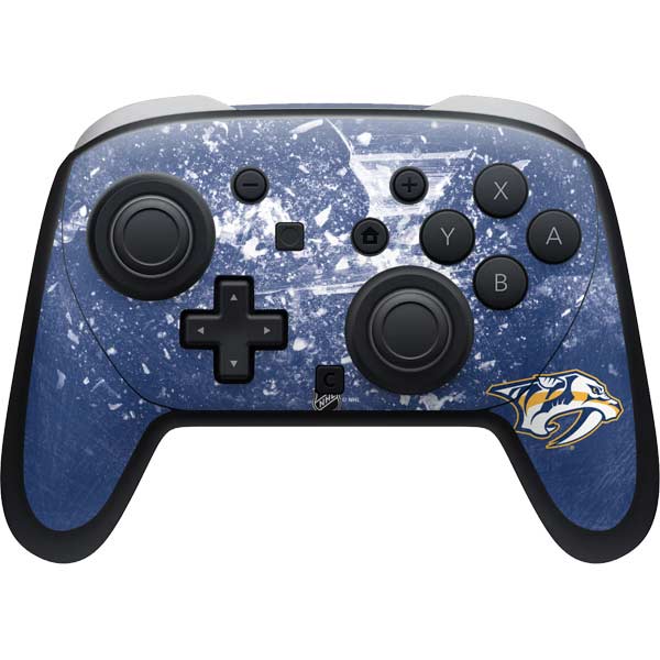 NHL Nashville Predators Frozen Nintendo Switch 2 (2025) Pro Controller Skin
