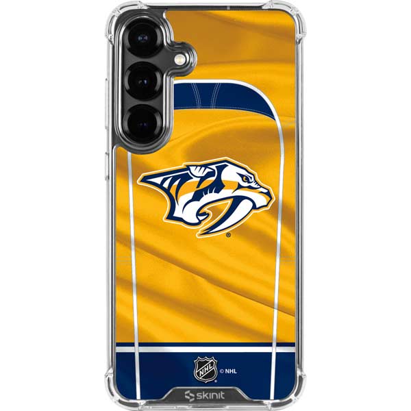 NHL Nashville Predators Jersey Galaxy S26 Plus Clear Case