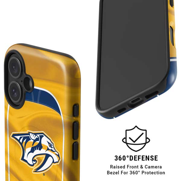 NHL Nashville Predators Jersey iPhone 16 Magsafe Impact Case