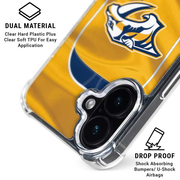 NHL Nashville Predators Jersey iPhone 17 MagSafe Case