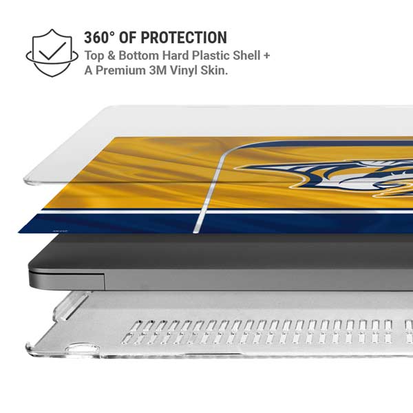 NHL Nashville Predators Jersey MacBook Pro 14in (2021-24) Case plus Skin