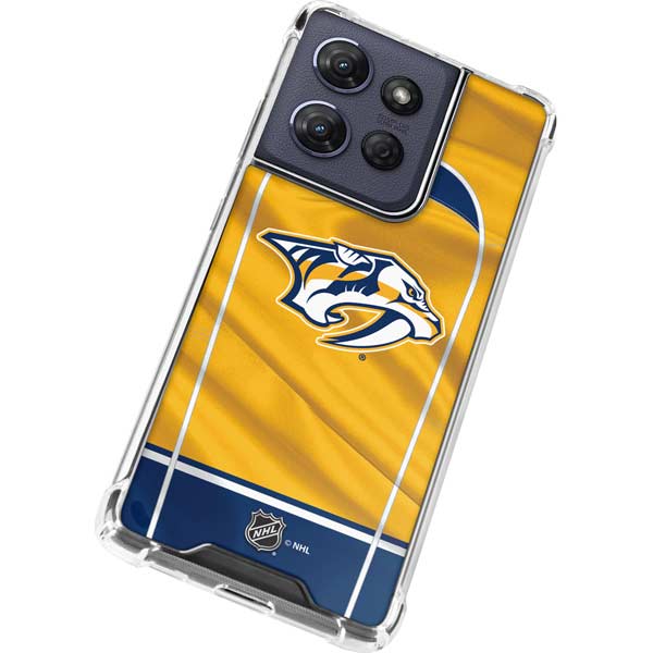 NHL Nashville Predators Jersey Moto G 5G (2025) Clear Case