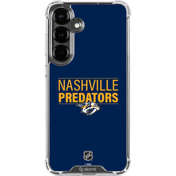 NHL Nashville Predators Lineup Galaxy S26 Clear Case