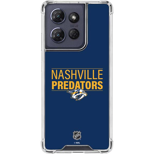 NHL Nashville Predators Lineup Moto G Stylus 5G (2025) Clear Case