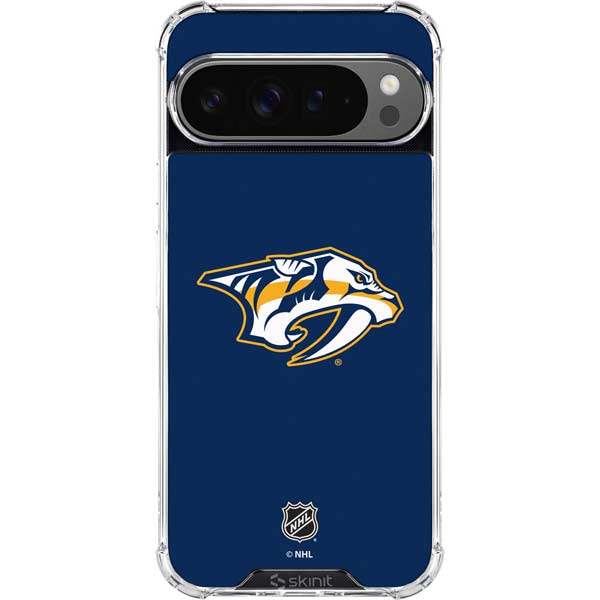 NHL Nashville Predators Logo Google Pixel 10 Pro Clear Case