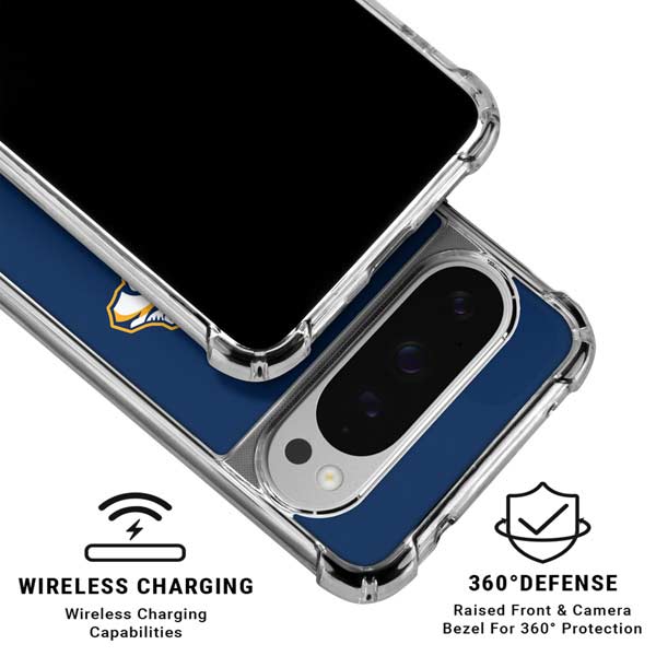 NHL Nashville Predators Logo Google Pixel 10 Pro Clear Case