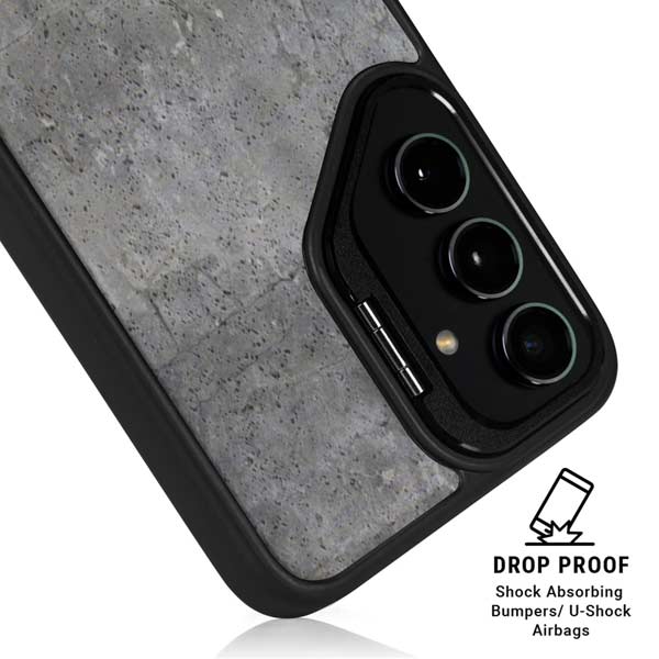 Natural Grey Concrete Galaxy S26 Ultra Kickstand Case