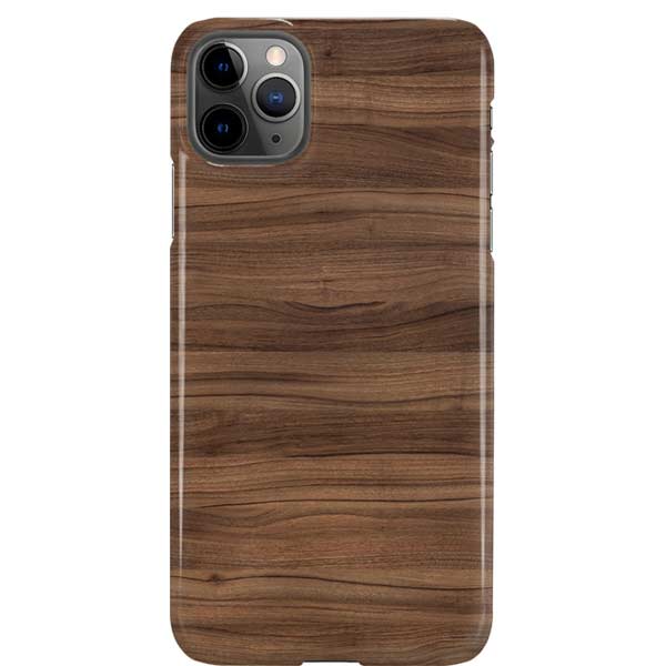 Natural Walnut Wood iPhone Cases