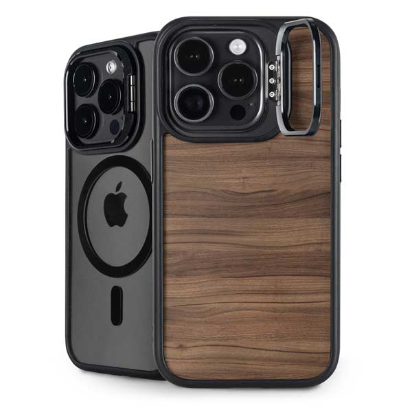 Natural Walnut Wood iPhone Cases