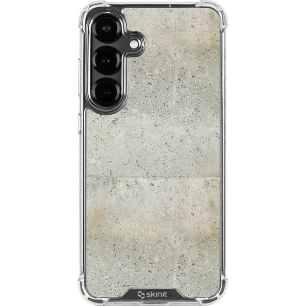 Natural White Concrete Galaxy S26 Plus Clear Case