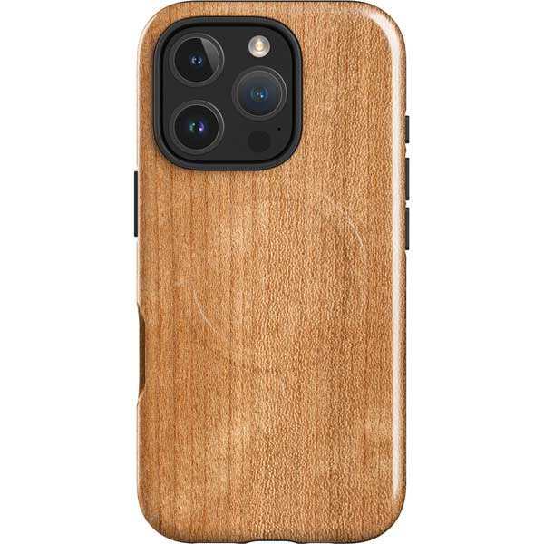 Natural Wood iPhone 16 Pro Magsafe Impact Case