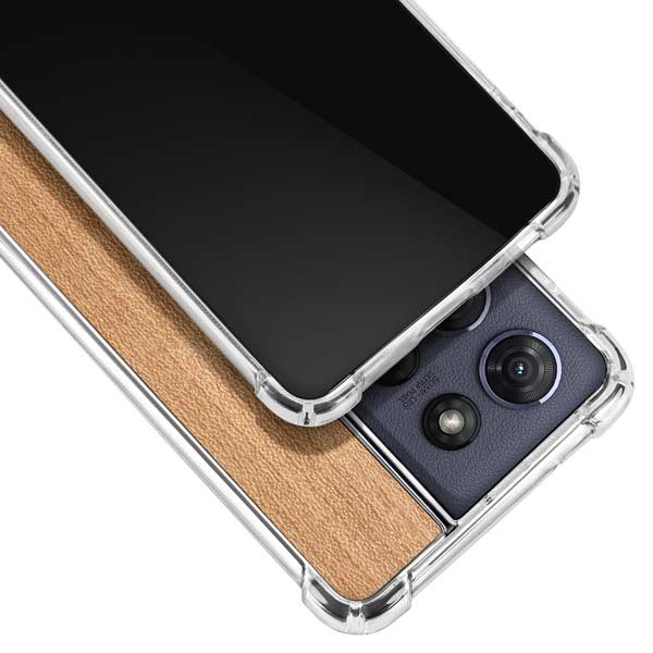Natural Wood Moto G Power 5G (2025) Clear Case