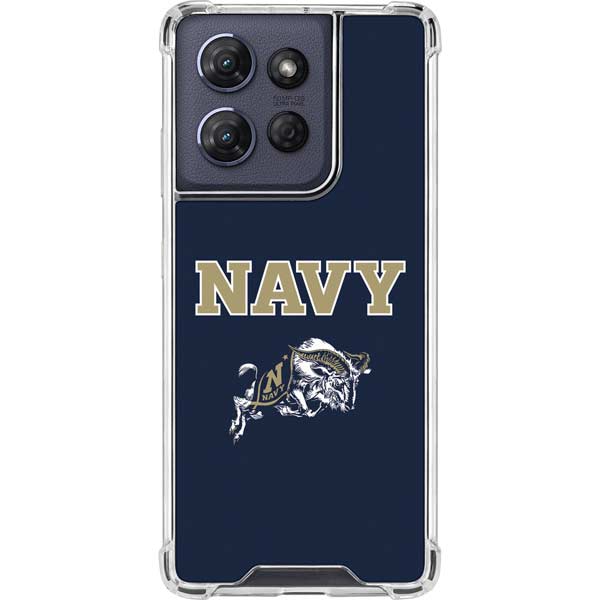 United States Naval Academy Navy Logo Moto G 5G (2025) Clear Case