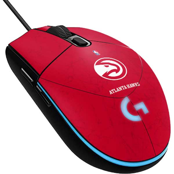NBA Atlanta Hawks Distressed G203 Prodigy RGB Wired Gaming Mouse Skin