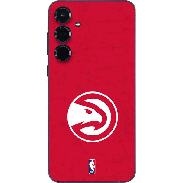 NBA Atlanta Hawks Distressed Galaxy A55 5G Skin