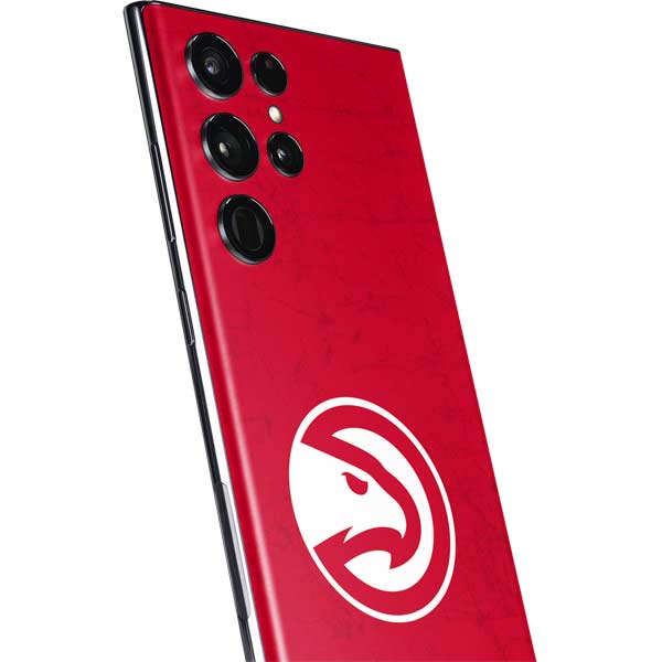 NBA Atlanta Hawks Distressed Galaxy S22 Ultra Skin